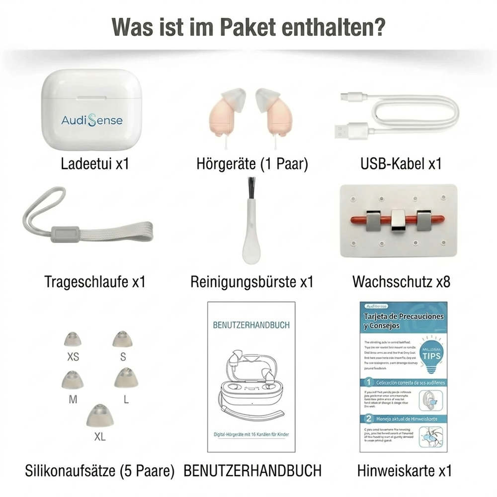 AudiSense™ Komfortables Hörgerät